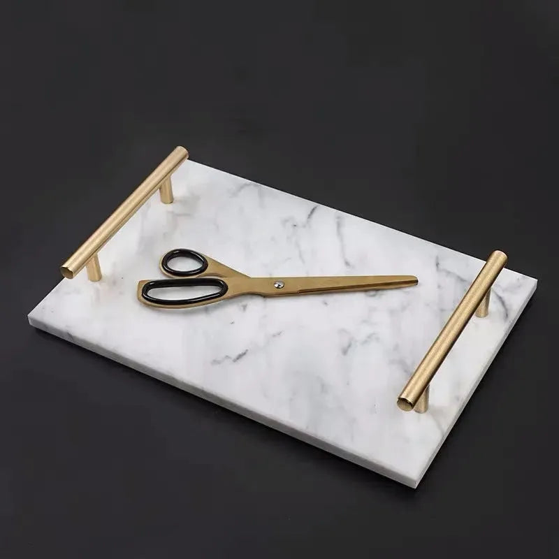 Marble Dessert Pastry Tray Display Tray Jewelry Storage Tray Tray Storage Tray - Bellarte Enchanté Marble Dessert Pastry Tray Display Tray Jewelry Storage Tray Tray Storage Tray